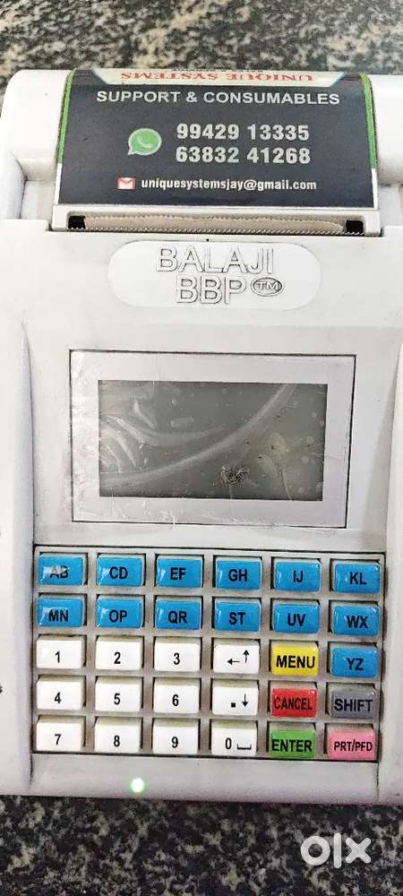 Billing machine