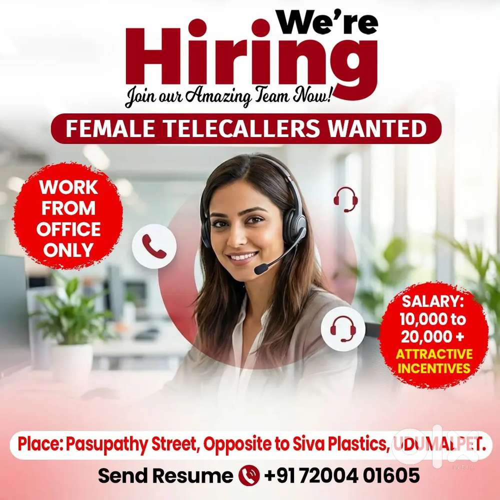 FEMALE TELECALLERS WANTED