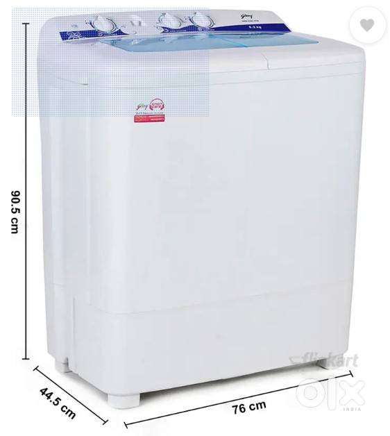 Washing machine semi automatic top load