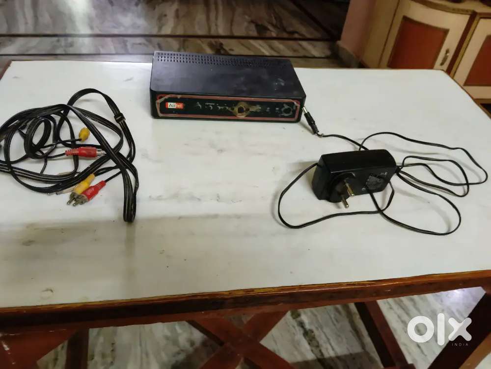 Airtel Set top box + accessories
