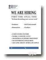 Work from home opportunity