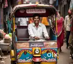 Auto riksha driver for a supermarket at Kochi Petta 18k