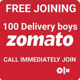 NO.1 FOOD DELIVERY JOBS IN ZOMATO IMMEDIATELY JOINING