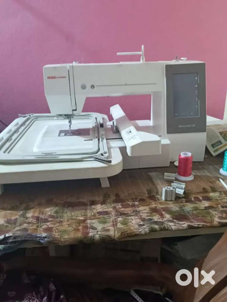 Usha 550e 
Computer embroidery machine