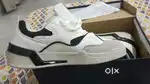 SHOES WHITE RED TAPE SNEAKERS SIZE 8 WITH BILL