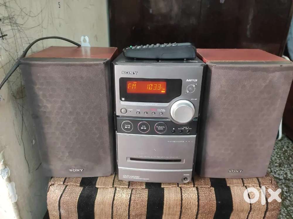 Sony Mini micro system FM aux working