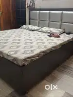 Double bed with mattress