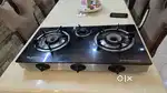Flamex Triple Burner Gas Stove