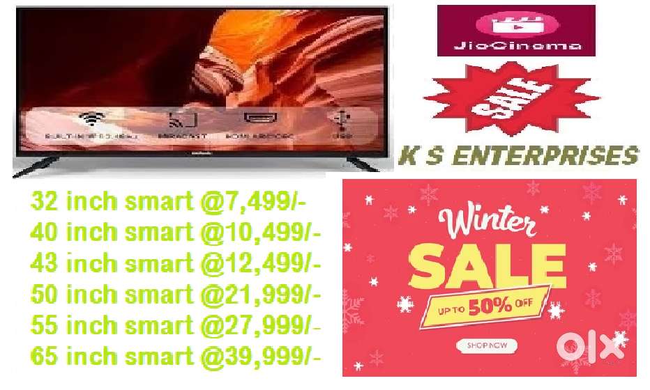 WINTER OFFER 50 INCH GOOGLE TV, 4K UHD, VOICE COMMAND @ 21,999/- ONLY