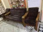 1Sofa + 2Seater (Teak Wood)