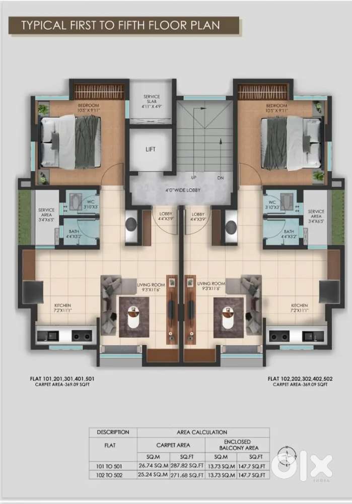 1Bhk at ravet in Aarambh