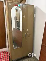 2door Steel Almirah with mirror