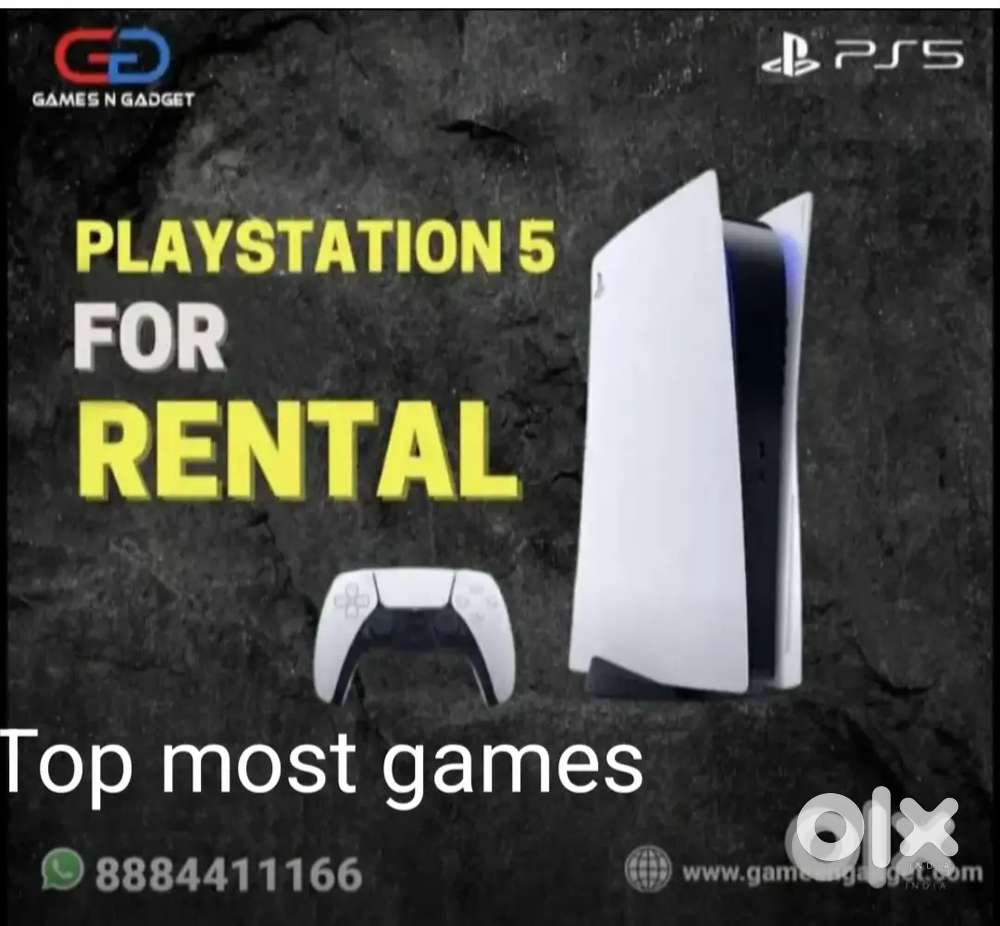 PS4 ,PS5 and X box gaming consoles available for rent