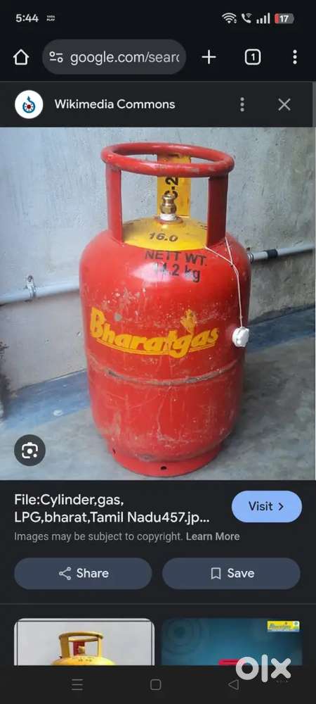 Single chulah , cylinder and new regulator