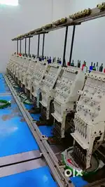Computerised 12 head used Embroiderry machine , good condition