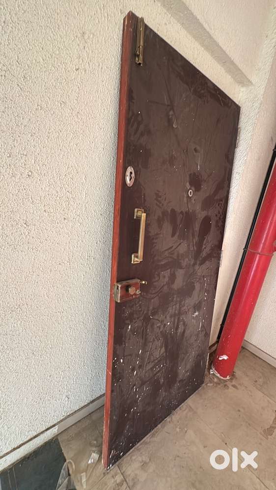 Wooden Main door with accessories
