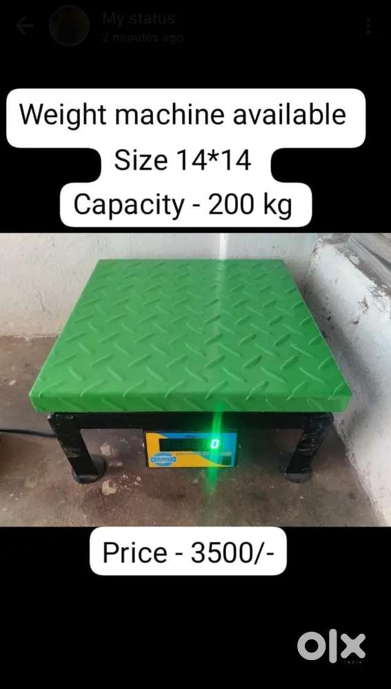 Weighing machine 200 kg capacity