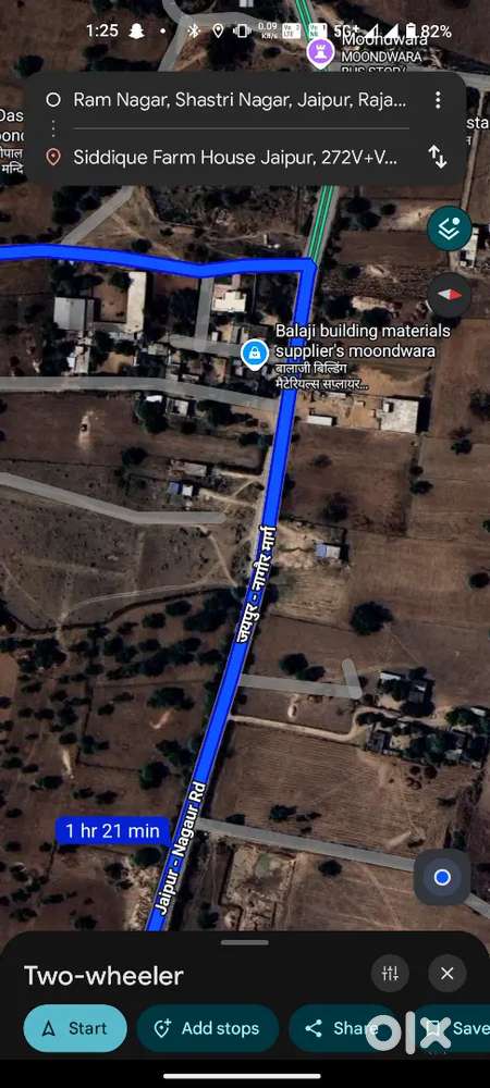 Farm Land for Sale near Jodhpur Mega Highway  Corner Plot Jaipur