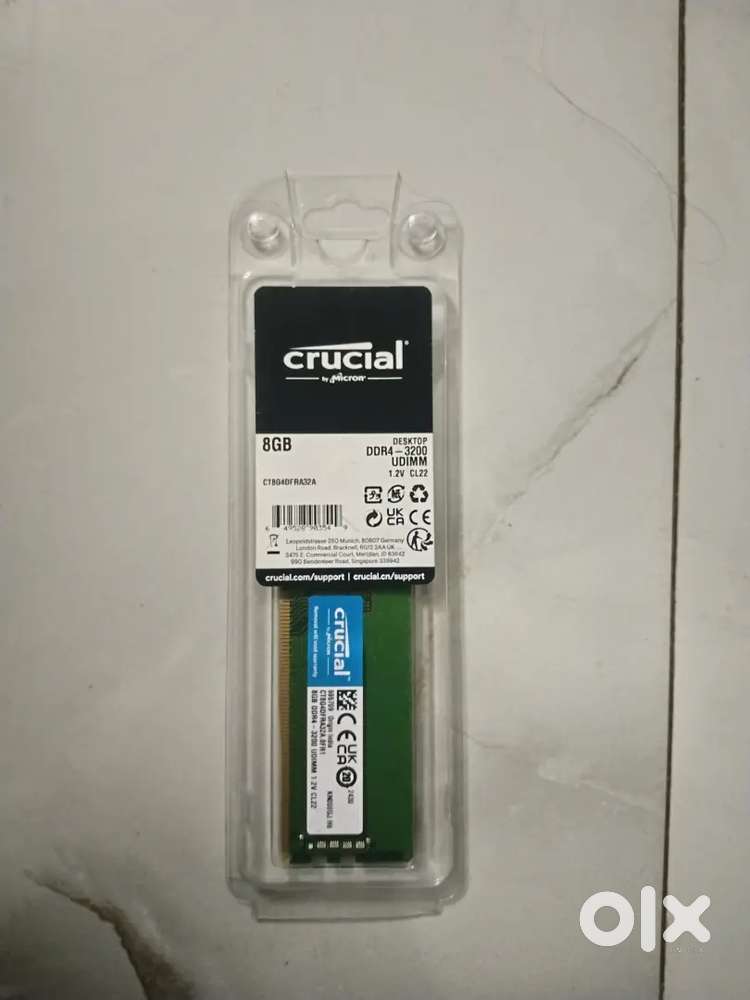 Crucial 8gb unused ram