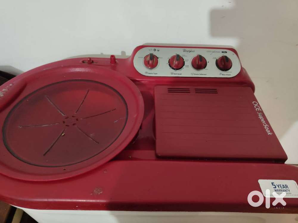 Whirlpool semi automatic machine 7kg