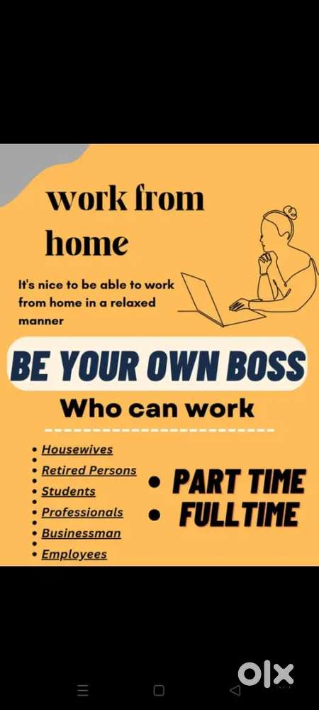 Online part time work from home opportunity