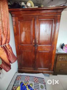 Teak wood wardrobe. Vintage collection