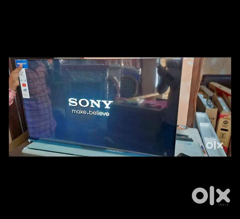 Android 4K UHD smart led tv 43 inch voice remote