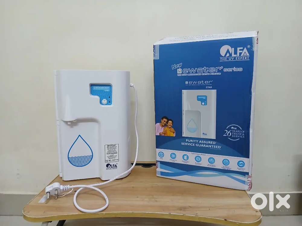 Alfa UV Water Purifier Unused With Company Warranty