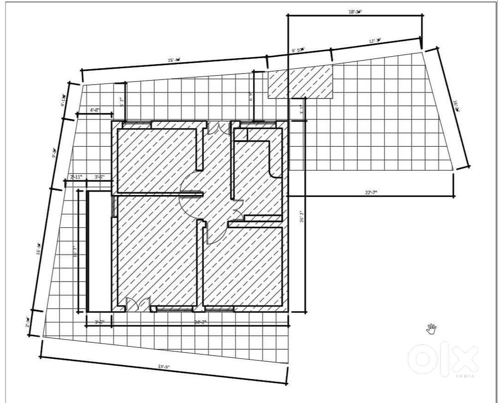3 BHK independent house for sale in Chandrashekhar colony Nizamabad