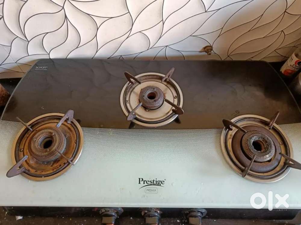 Prestige 3 burner chula Schott Glass 