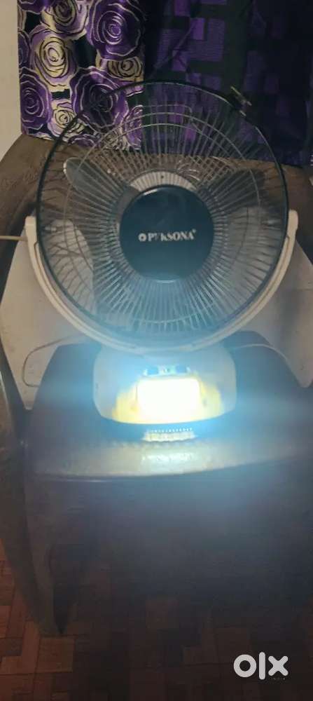 Fan AC DC battery fan