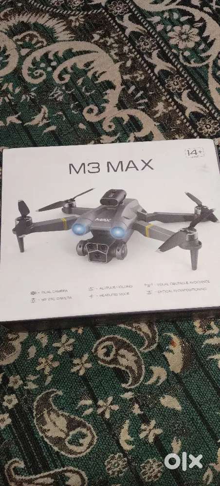 Drone M3 Max dual camera optical sensor 90 degree. Eac camera