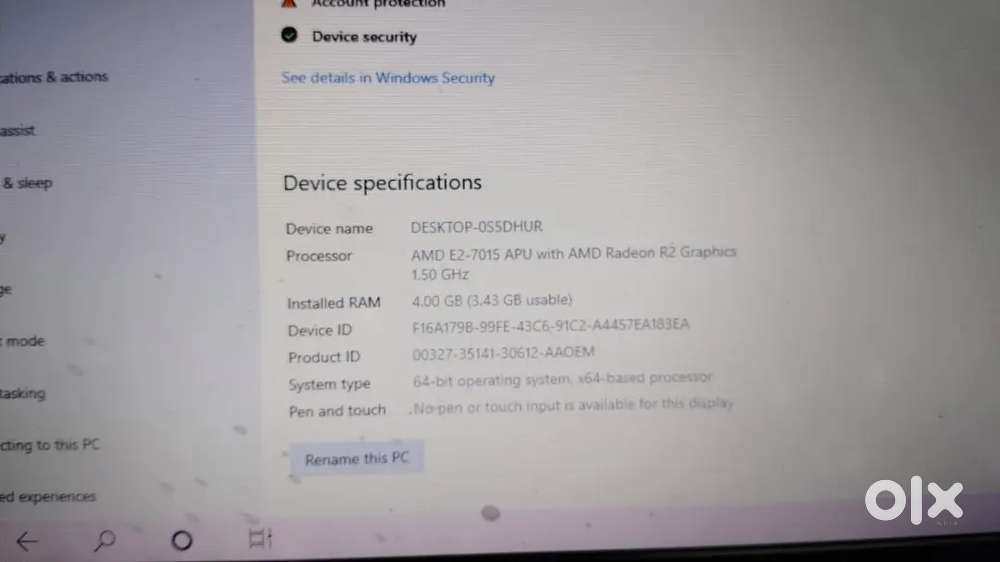 Asus laptop for sale