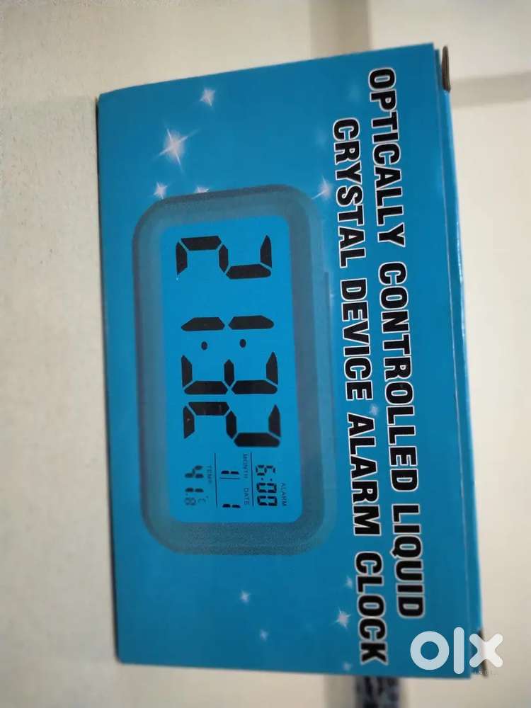 Crystal device alarm clock