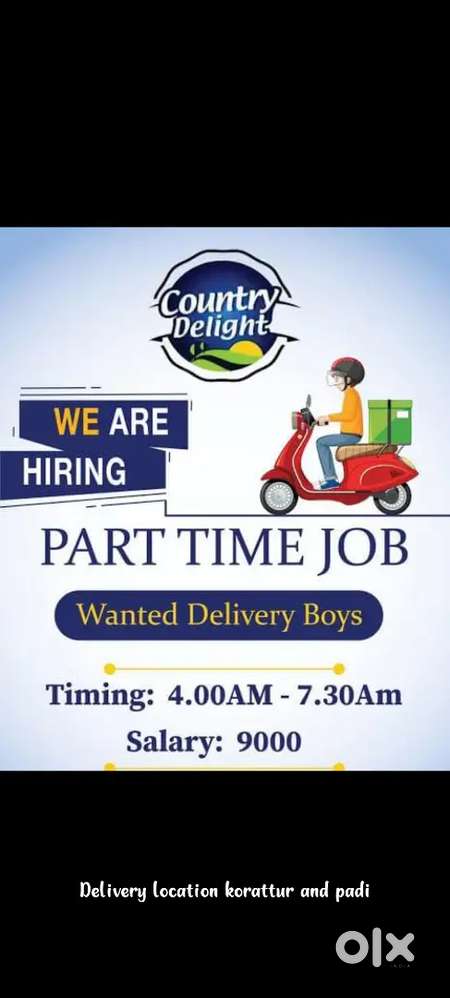 Part time milk delivery