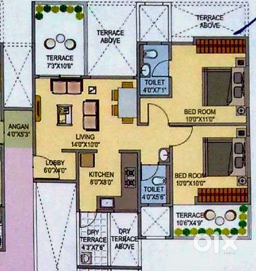 Spacious 2BHK in Moshi