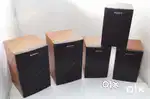 Sony 5 speakers front right left centre and surrounds. Rs 9,999.