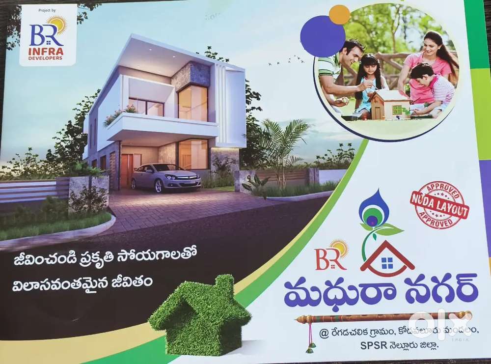 Low investment plots ( Nuda) near Nellore .