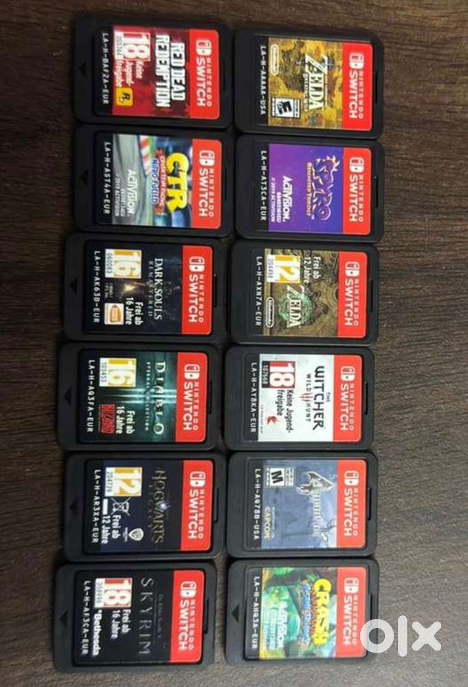 Nintendo switch games available