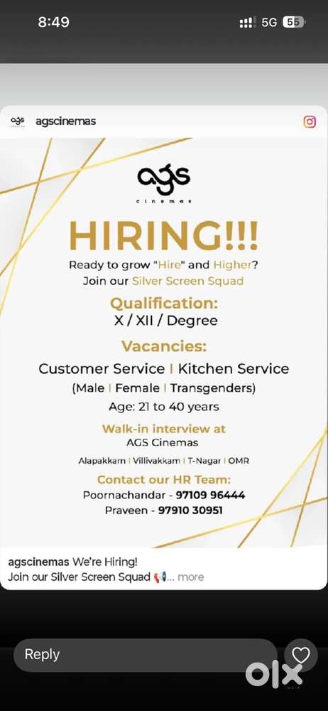 Customer Service Associate