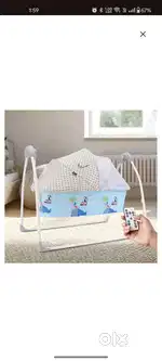 R for Rabbit automatic swing jhula/craddle