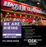 SALESMAN WANTED IN MADURA BAGS (NETHAJI ROAD)