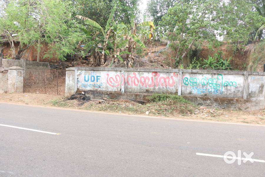 Commercial land 24 cents at Kottayam --Mannanam road 5 lakh/ cent