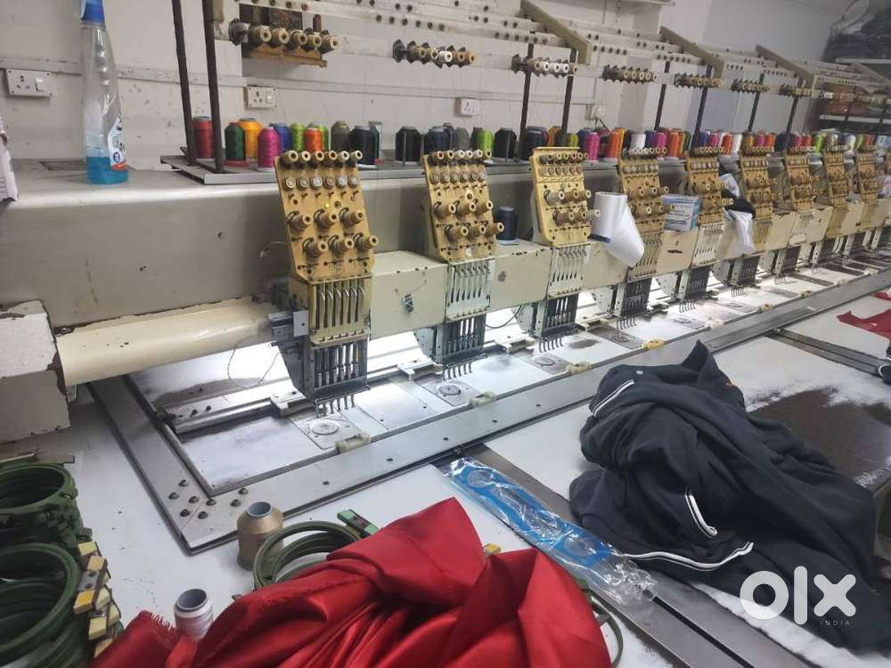 10-Head Embroidery Machine – High-Speed & Fully Automatic