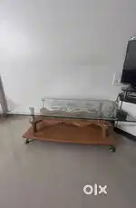 Glass top centre table