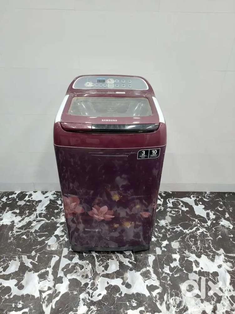 Samsung top load meroon colour flower body washing machine
