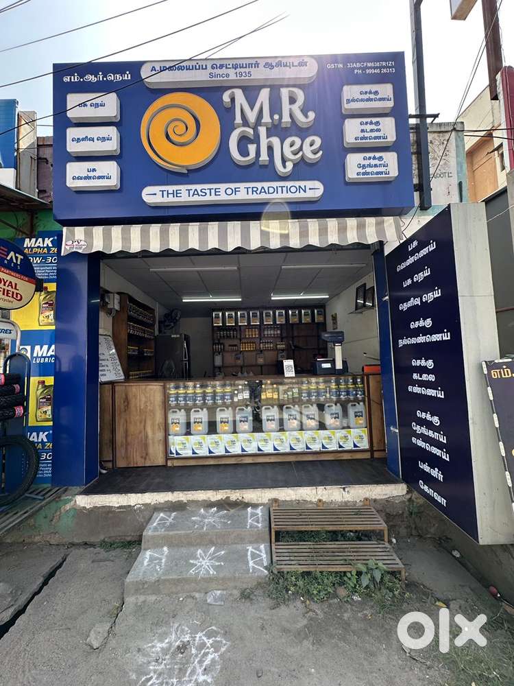 Ghee shop counter sales