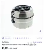 IMPORTED COLEMAN CAMPING STOVE & DECATHLON COOKING SET