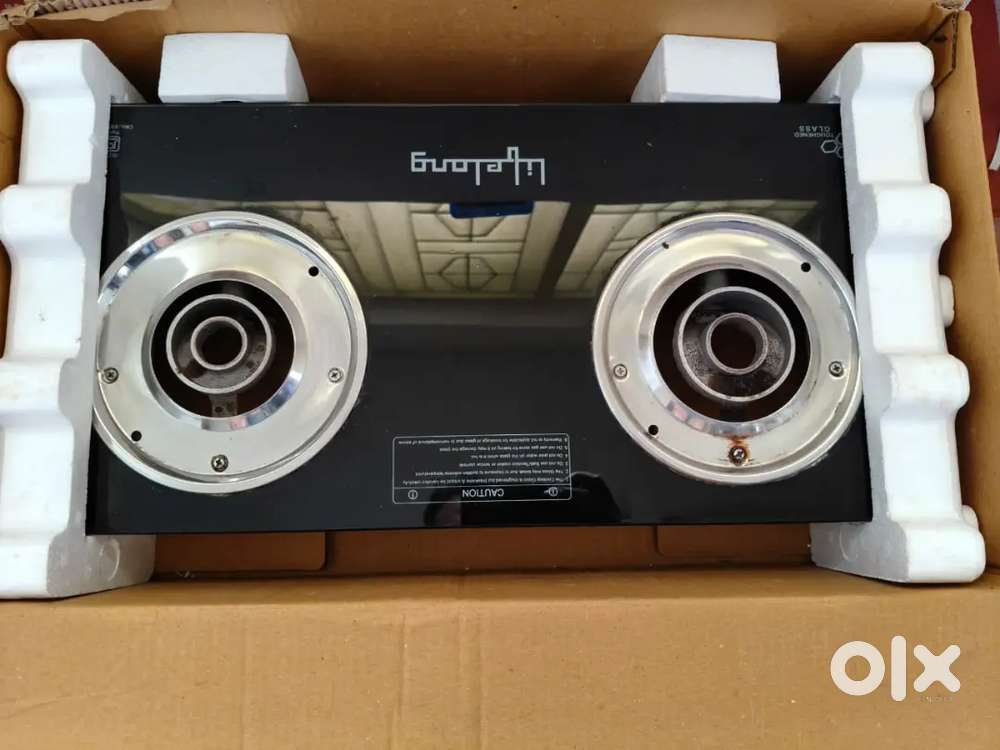 Lifelong 2 burner Glass top Gas Stove