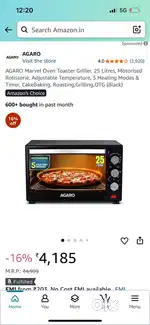 OTG - oven griller and toaster